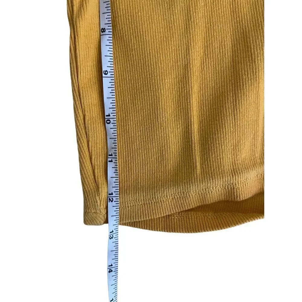 Zara Ribbed Cropped Polo Top size S - Picture 6 of 10